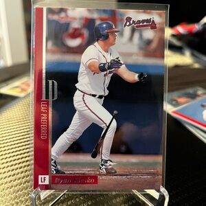 Ryan Klesko 1996 Atlanta Braves Donruss LEAF PREFERRED #66 Baseball Trading Card